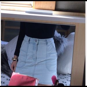 TOPSHOP denim skirt